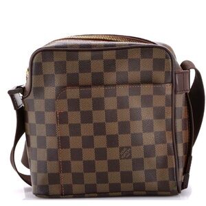 Louis Vuitton Brown Checkered Messenger Bag